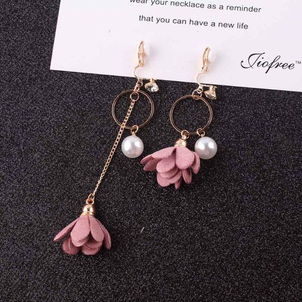 clip-on & screw back fashion women asymmetry simulated pearl clip on earrings fabric rose flower no pierced clips jewelry tassel, Silver
clip-on & screw back fashion women asymmetry simulated pearl clip on earrings fabric rose flower no pierced clips jewelry tassel, Silver