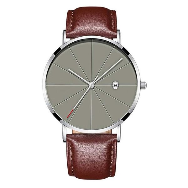 wristwatches men's watch simple and unobtrusive business leather strap casual quartz luxury fashion clock gift a1, Slivery;brown
wristwatches men's watch simple and unobtrusive business leather strap casual quartz luxury fashion clock gift a1, Slivery;brown