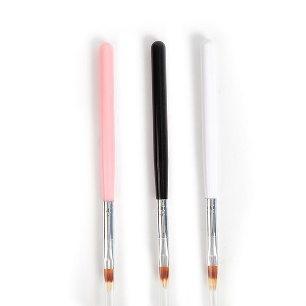 nail brushes 1 piece of jagged double-layer gradient pen nylon hair soft floral tool, Yellow 
nail brushes 1 piece of jagged double-layer gradient pen nylon hair soft floral tool, Yellow