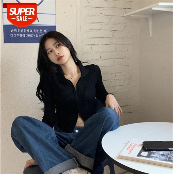 fashionable korean style/double zipper thin sunscreen short coat with umbilical lapels for women #cd0q, Black;gray
fashionable korean style/double zipper thin sunscreen short coat with umbilical lapels for women #cd0q, Black;gray