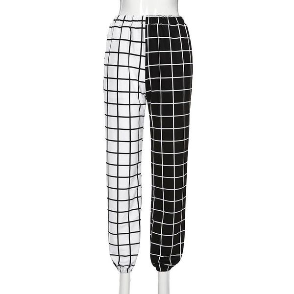women's pants & capris woman 2021 summer contrast cargo pant for women loose hight waist plaid jogging trousers sporty elasticity sport, Black;white
women's pants & capris woman 2021 summer contrast cargo pant for women loose hight waist plaid jogging trousers sporty elasticity sport, Black;white