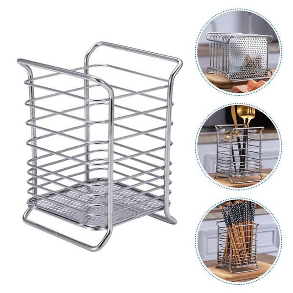 kitchen storage & organization 1pc chopsticks holder home drain tableware rack box (silver)
kitchen storage & organization 1pc chopsticks holder home drain tableware rack box (silver)