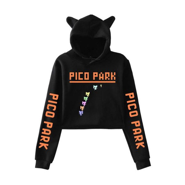 women's hoodies & sweatshirts picopark cat cropped women long sleeve hooded pullover crop casual streetwear clothes, Black
women's hoodies & sweatshirts picopark cat cropped women long sleeve hooded pullover crop casual streetwear clothes, Black