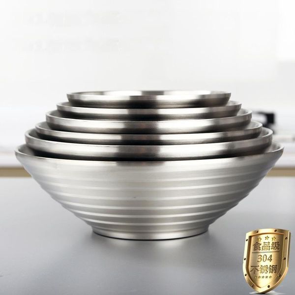double layer insulation salad bowls 304 stainless steel noodle bowl japanese style rice
double layer insulation salad bowls 304 stainless steel noodle bowl japanese style rice