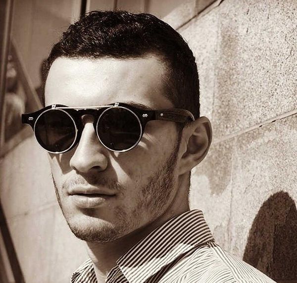 sunglasses 2021 vintage round steampunk flip up classic double layer design fashion sun glasses, White;black
sunglasses 2021 vintage round steampunk flip up classic double layer design fashion sun glasses, White;black