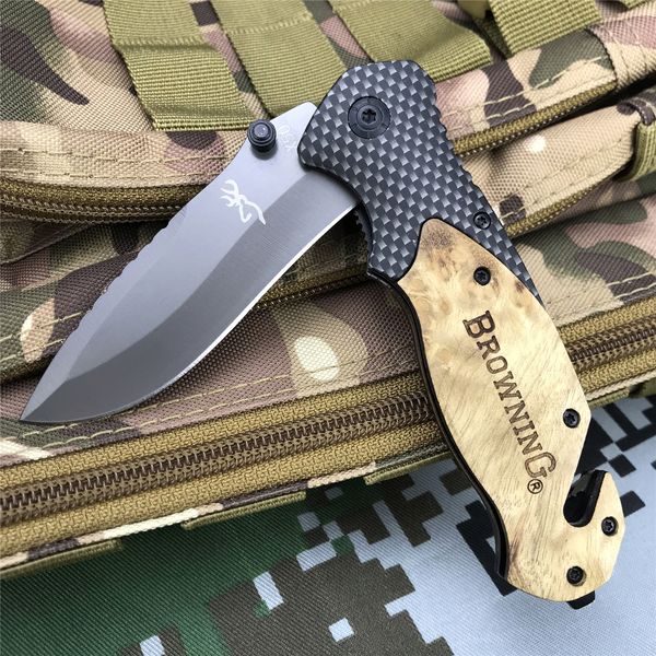 browning x50 pocket foding knife tactica miitary 440c bade wooden hande hunting knife outdoor camping sef defense edc too
browning x50 pocket foding knife tactica miitary 440c bade wooden hande hunting knife outdoor camping sef defense edc too