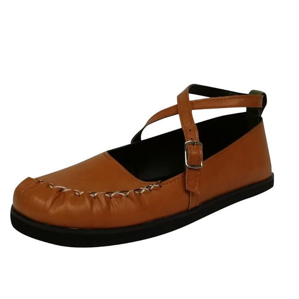 summer sandals folds buckle single shoes flat heel round toe pumps women fashion sandalias comfortable casual, Black
summer sandals folds buckle single shoes flat heel round toe pumps women fashion sandalias comfortable casual, Black