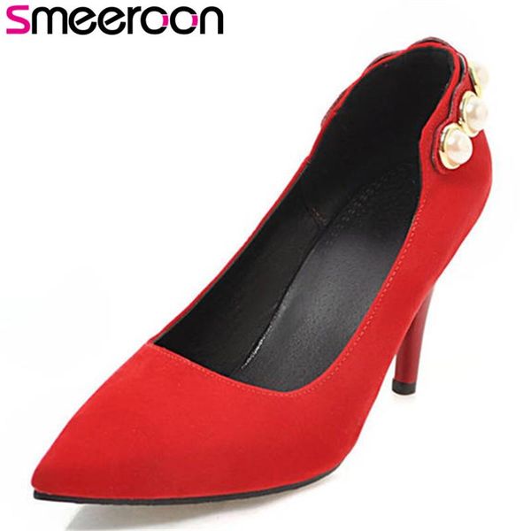 smeeroon 2021 women pumps pointed toe spring summer lady shoes shallow pearl wedding thin high heels woman dress, Black
smeeroon 2021 women pumps pointed toe spring summer lady shoes shallow pearl wedding thin high heels woman dress, Black