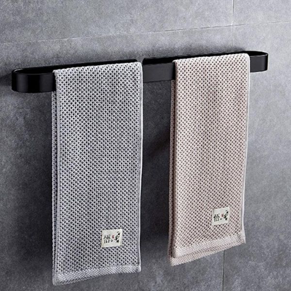 towel racks bar black single rack bathroom hanger pole perforation-holder solid aluminum accessories
towel racks bar black single rack bathroom hanger pole perforation-holder solid aluminum accessories