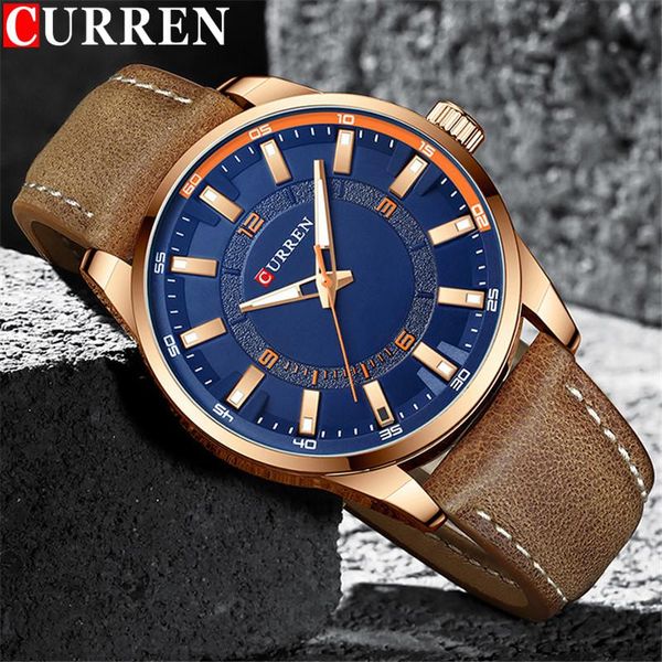 wristwatches curren sport classic men watch gold blue military male clock genuine leather quartz man wristwatch 8390, Slivery;brown
wristwatches curren sport classic men watch gold blue military male clock genuine leather quartz man wristwatch 8390, Slivery;brown
