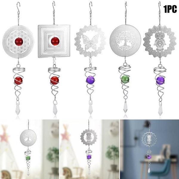 decorative objects & figurines 3d silent rotating metal wind chime hollow wall hanging ornament decor ye-
decorative objects & figurines 3d silent rotating metal wind chime hollow wall hanging ornament decor ye-
