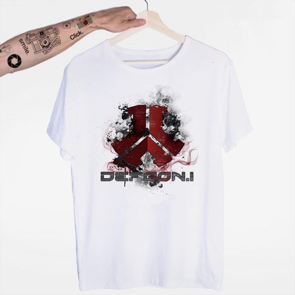 defqon 1 pure designer band men o neck short sleeves summer casual fashion and women, White;black
defqon 1 pure designer band men o neck short sleeves summer casual fashion and women, White;black