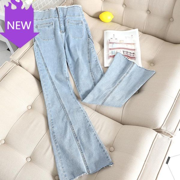 wide leg jeans plus size vintage washed ripped trousers female flare high waist women pants caual loose women's, Blue
wide leg jeans plus size vintage washed ripped trousers female flare high waist women pants caual loose women's, Blue
