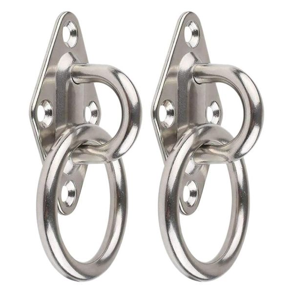 hooks & rails 2pcs mounting hook for wall or ceiling with round ring stainless steel sling trainer, hammock, aerial yoga, awning
hooks & rails 2pcs mounting hook for wall or ceiling with round ring stainless steel sling trainer, hammock, aerial yoga, awning