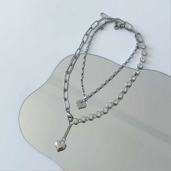 chains metal love pendant necklace female 2021 multilayer clavicle chain ins trendy hip hop sweet cool, Silver
chains metal love pendant necklace female 2021 multilayer clavicle chain ins trendy hip hop sweet cool, Silver