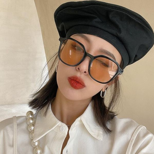 sunglasses net red brown glasses women's fashionable ins retro to make big face thin-looked korean style cool uv-proof, White;black
sunglasses net red brown glasses women's fashionable ins retro to make big face thin-looked korean style cool uv-proof, White;black
