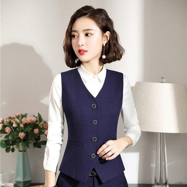women's vests fabric formal uniform designs waistcoat & vest ol styles for ladies business work wear casual clothes blazer, Black;white
women's vests fabric formal uniform designs waistcoat & vest ol styles for ladies business work wear casual clothes blazer, Black;white