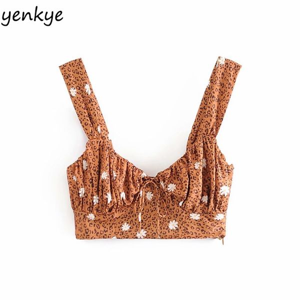 vintage daisy floral print leopard cami fashion women backless sleeveless v neck summer s streetwear crop 210514, White
vintage daisy floral print leopard cami fashion women backless sleeveless v neck summer s streetwear crop 210514, White
