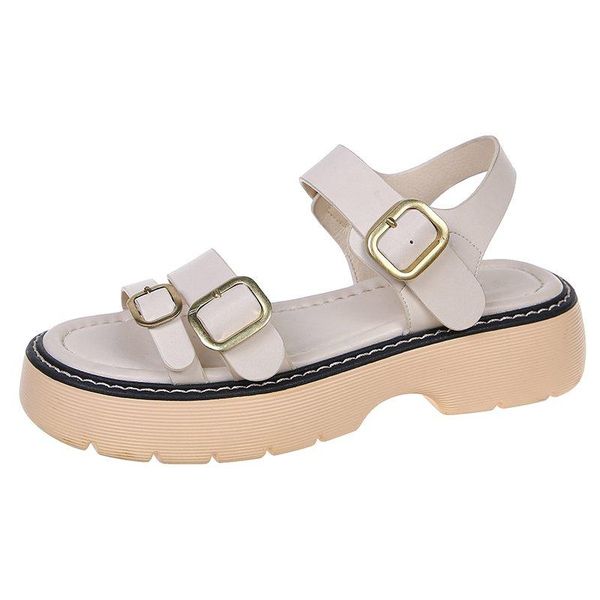 women's sandals casual simple shoe upper buckle design trend elegant platform, Black
women's sandals casual simple shoe upper buckle design trend elegant platform, Black