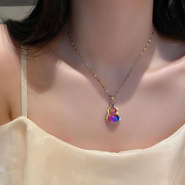 pendant necklaces original style diamond cat's eye gourd necklace elegant charm creativity fashion jewelry initial for women, Silver
pendant necklaces original style diamond cat's eye gourd necklace elegant charm creativity fashion jewelry initial for women, Silver