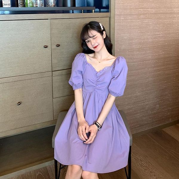 casual dresses 2021 summer waist thin and fresh temperament wild fold trend bubble short princess dress cute sweet generous, Black;gray
casual dresses 2021 summer waist thin and fresh temperament wild fold trend bubble short princess dress cute sweet generous, Black;gray