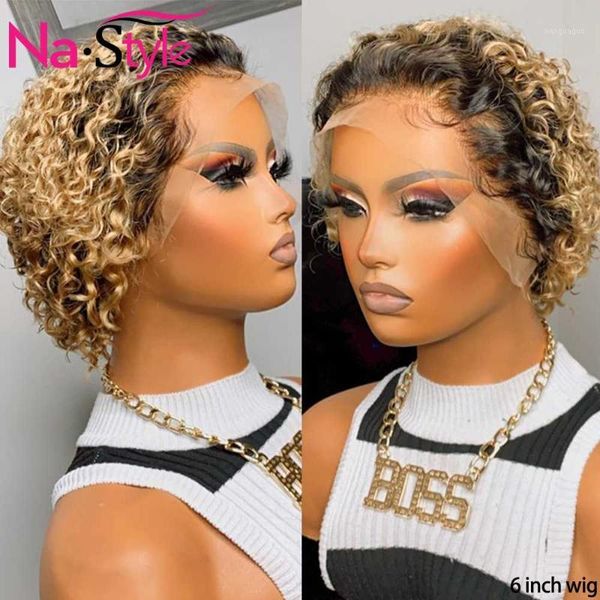 colored human hair wigs for black women pixie wig 13x4 1b/30 blonde lace front curly bob remy 130%1, Black;brown
colored human hair wigs for black women pixie wig 13x4 1b/30 blonde lace front curly bob remy 130%1, Black;brown