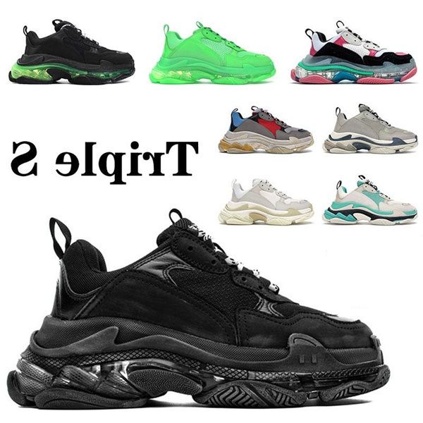 shoes paris 17fw triple s mens women casual shoe tripler black clear sole white green platform bottoms designers sneakers dad
shoes paris 17fw triple s mens women casual shoe tripler black clear sole white green platform bottoms designers sneakers dad