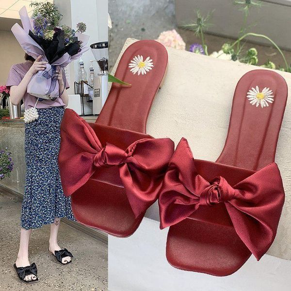 slippers summer flat shoes fashion women lady sandals flip flops non-slip slides bow sweet beach shoe outdoor woman flats, Black
slippers summer flat shoes fashion women lady sandals flip flops non-slip slides bow sweet beach shoe outdoor woman flats, Black