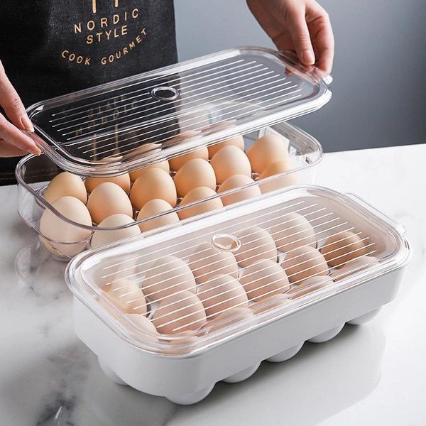 storage bottles & jars 16 cells pet egg box transparent case thickened non-slip fresh-keeping tray kitchen refrigerator accessories
storage bottles & jars 16 cells pet egg box transparent case thickened non-slip fresh-keeping tray kitchen refrigerator accessories