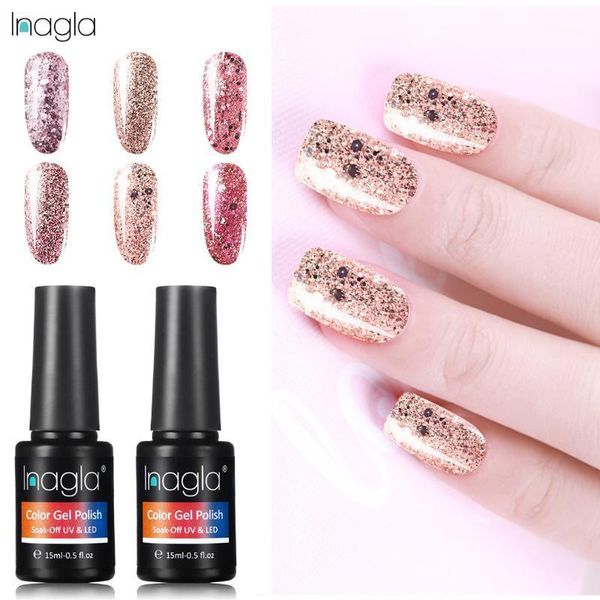 inagla rose gold glitter 15ml gel polish varnish base coat nail soak off uv led vernis semi permanent lacquer1, Red;pink
inagla rose gold glitter 15ml gel polish varnish base coat nail soak off uv led vernis semi permanent lacquer1, Red;pink