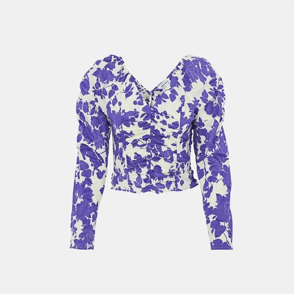 women's blouses & shirts design of retro female printing sense cut-f v-cut shirt sleeves cut-f, White
women's blouses & shirts design of retro female printing sense cut-f v-cut shirt sleeves cut-f, White