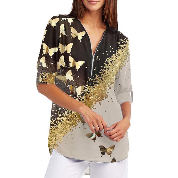 women's blouses & shirts autumn casual women blouse fashion v neck pullover cuffed pleated long sleeve vintage print blusa shirt stree, White
women's blouses & shirts autumn casual women blouse fashion v neck pullover cuffed pleated long sleeve vintage print blusa shirt stree, White