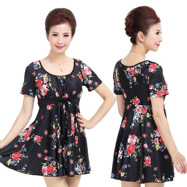 one-piece suits swimwear bathing suit women's middle aged and elderly people covering bubble spring-large size
one-piece suits swimwear bathing suit women's middle aged and elderly people covering bubble spring-large size