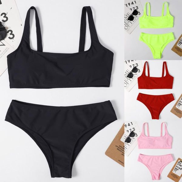 bikini solid colorswimsuit women swimwear push up brazilian bathing suit 2 piece summer beach wear swimming women's, White;black
bikini solid colorswimsuit women swimwear push up brazilian bathing suit 2 piece summer beach wear swimming women's, White;black