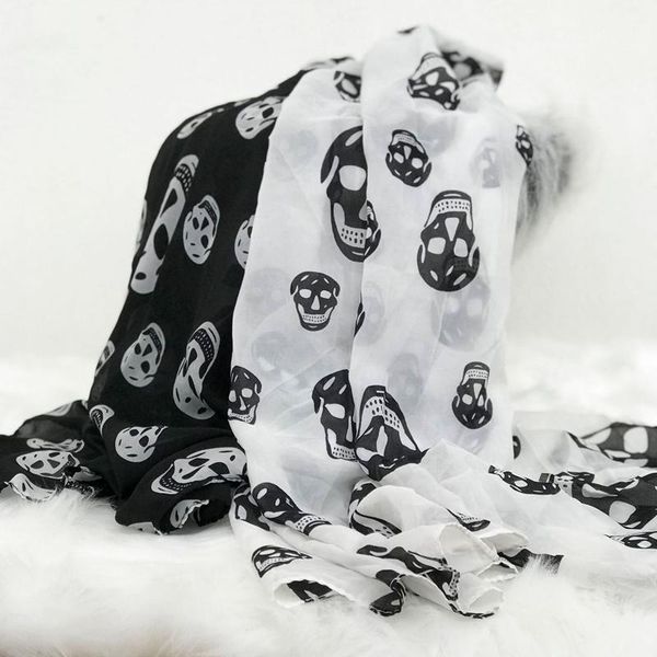 scarves chiffon printed scarf skull pattern 2021 women street style halloween decoration all-match accessories shawls, Blue;gray
scarves chiffon printed scarf skull pattern 2021 women street style halloween decoration all-match accessories shawls, Blue;gray