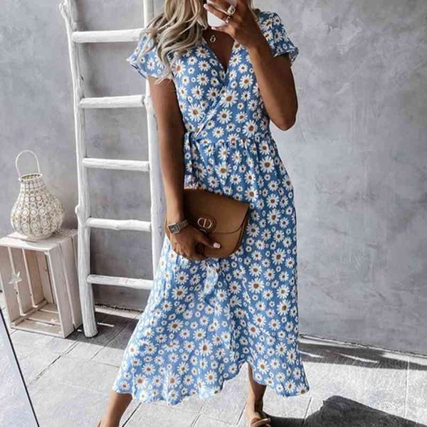 boho floral print dress summer short sleeve v-neck bandage green midi dresses for women clothes fashion beach midi dresses 210521, Black;gray
boho floral print dress summer short sleeve v-neck bandage green midi dresses for women clothes fashion beach midi dresses 210521, Black;gray