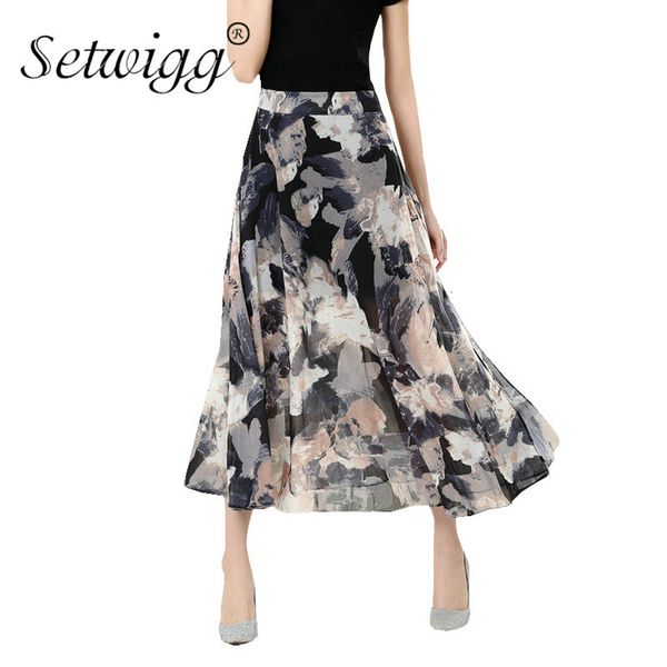 skirts women's summer bohemian zipper blooming ink painting printed side split long chiffon skirts sg74, Black
skirts women's summer bohemian zipper blooming ink painting printed side split long chiffon skirts sg74, Black