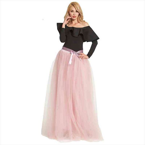 6 layers 115cm floor length women skirts bowknot tulle party evening princess a line layered long tutu wedding, Black
6 layers 115cm floor length women skirts bowknot tulle party evening princess a line layered long tutu wedding, Black