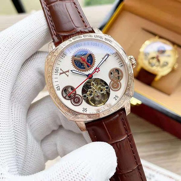 wristwatches men's mechanical watch self winding mens automatic pp logo moon phase tourbillon relojes para hombre, Slivery;brown
wristwatches men's mechanical watch self winding mens automatic pp logo moon phase tourbillon relojes para hombre, Slivery;brown