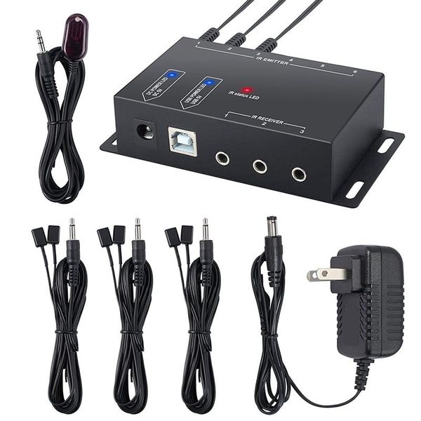 smart home control infrared remote extender 6 emitters 1 receiver ir system kit us plug
smart home control infrared remote extender 6 emitters 1 receiver ir system kit us plug