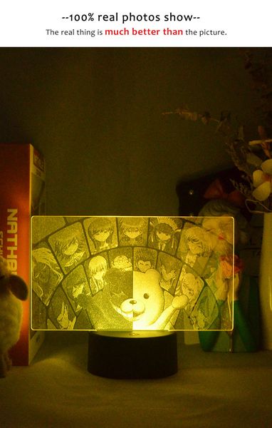 3d picture light anime led nightlight game danganronpa night lamp birthday or holiday gift children 16 colors
3d picture light anime led nightlight game danganronpa night lamp birthday or holiday gift children 16 colors