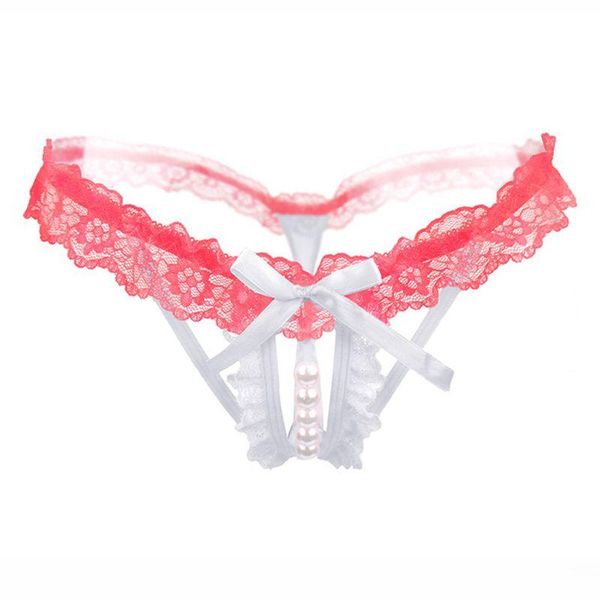 women's panties women contrast color g-string lingerie lace crotchless massage pearl thong, Black;pink
women's panties women contrast color g-string lingerie lace crotchless massage pearl thong, Black;pink