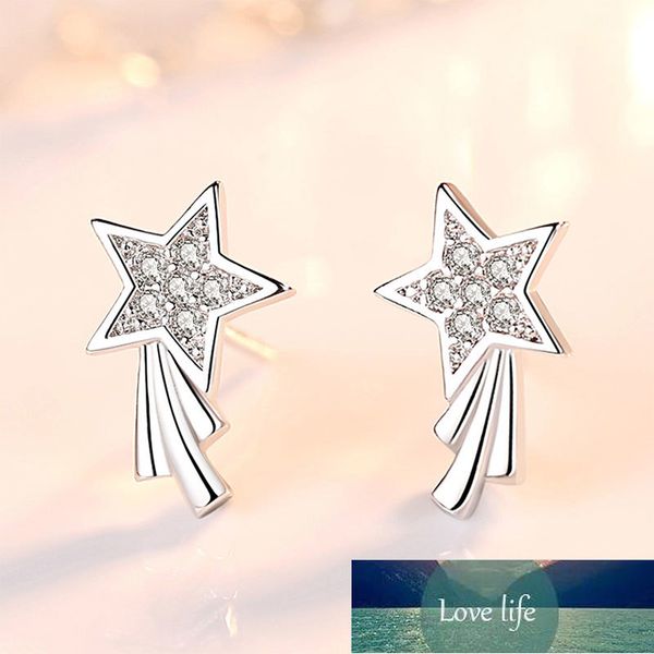 925 sterling silver exquisite shiny zircon star stud earrings for women jewelry valentine's day gift dropshipping s-e636, Golden;silver
925 sterling silver exquisite shiny zircon star stud earrings for women jewelry valentine's day gift dropshipping s-e636, Golden;silver