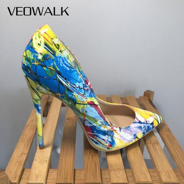 dress shoes veowalk tropical graffiti printed women extremely high heels ladies slip-on pointed toe stilettos pumps club party, Black
dress shoes veowalk tropical graffiti printed women extremely high heels ladies slip-on pointed toe stilettos pumps club party, Black