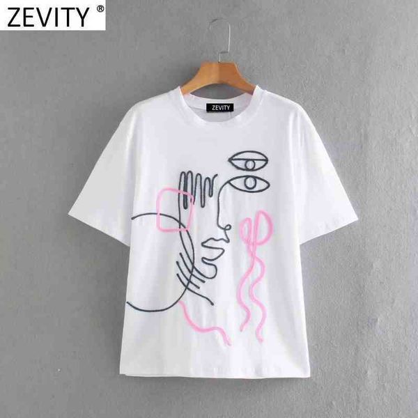 zevity women basic o neck short sleeve casual slim t-shirt female abstract girl appliques chic knit summer ls9081 210419, White
zevity women basic o neck short sleeve casual slim t-shirt female abstract girl appliques chic knit summer ls9081 210419, White