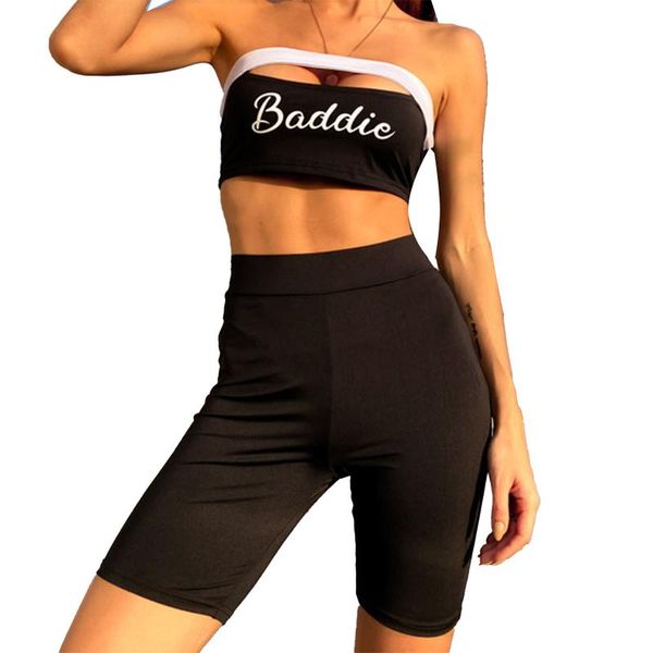 women summer outfit tube sleeveless letters print with shorts set slim fit active workout running gym yoga sportswear
women summer outfit tube sleeveless letters print with shorts set slim fit active workout running gym yoga sportswear