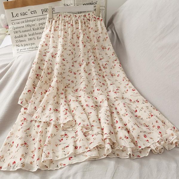 skirts women slim floral print midi skirt female summer chiffon flower irregular ruffle leaf long womens casual streetwear, Black
skirts women slim floral print midi skirt female summer chiffon flower irregular ruffle leaf long womens casual streetwear, Black