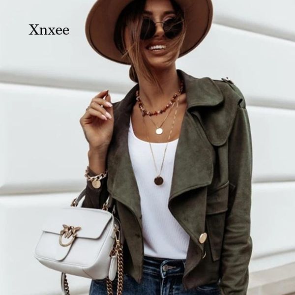 women's jackets spring and autumn girls solid color jacket long sleeve lapel collar side pocket single breasted coat, Black;brown
women's jackets spring and autumn girls solid color jacket long sleeve lapel collar side pocket single breasted coat, Black;brown