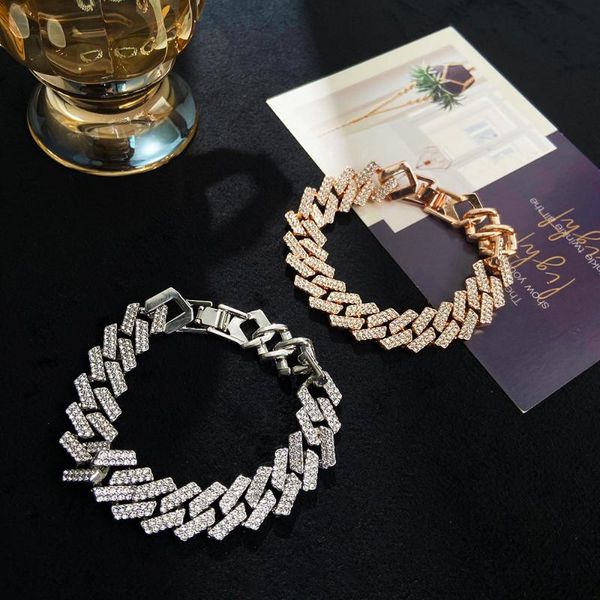 charm bracelets men women rhinestone cuban link hip hop iced out curb bangle punk girlfriend boyfriend jewelry gift, Golden;silver
charm bracelets men women rhinestone cuban link hip hop iced out curb bangle punk girlfriend boyfriend jewelry gift, Golden;silver