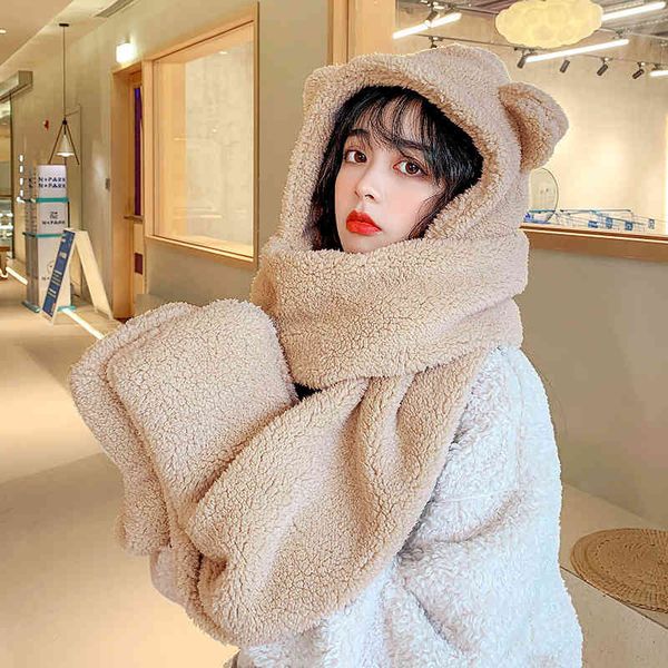 thick warm beanie hats for women girls cartoon bear scarf bloves set winter female solid plush caps hat cute head hood cap mujer, Blue;gray
thick warm beanie hats for women girls cartoon bear scarf bloves set winter female solid plush caps hat cute head hood cap mujer, Blue;gray
